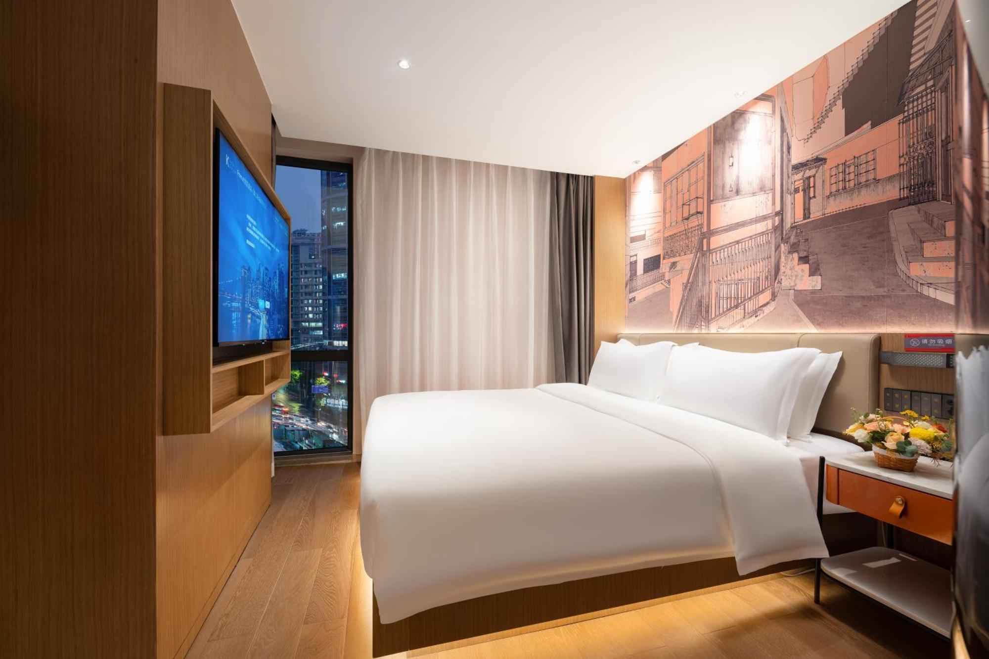 From K Huan Kai Hotel Tiyuxi Metro Station Guangzhou Exterior photo